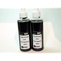 Tinta Universal en Bulk (No OEM) Compatible con HP- Cano-N- Brother- LEXMARK 3 X 100ML (Negro)
